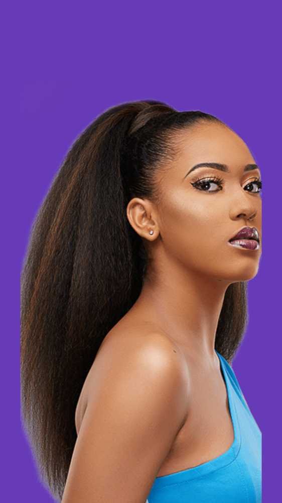Kinky Straight Ponytail
