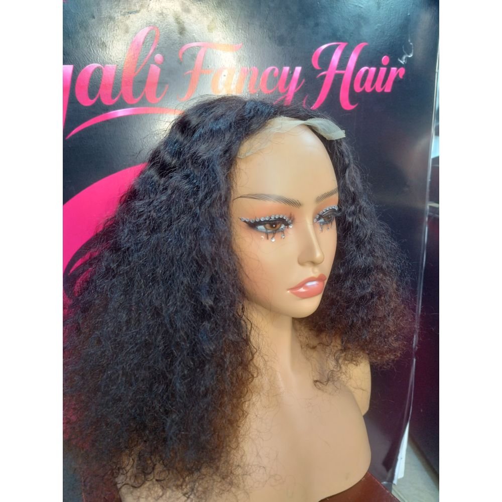Human hair water wave 18"